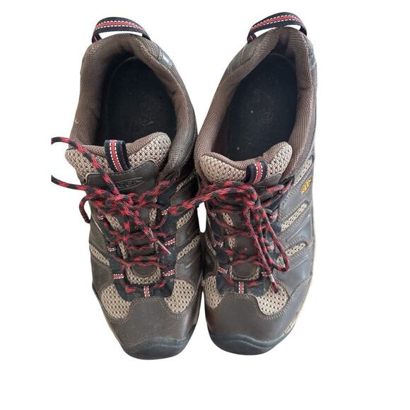 Keen Koven Low Brown Leather Hiking Camp Boots Shoes 1011828 Men’s Size 13 W main image 8
